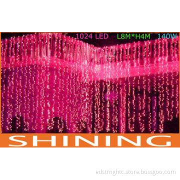 220v/110v 8*4m led curtain light with CE/ROHS and SAA certi